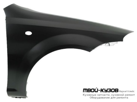 КРЫЛО ПЕРЕДНИЙ ПРАВАЯ СТОРОНА (ХЭТЧБЭК) С ОТВ ПОД ПОВТОРИТЕЛЬ (ТАЙВАНЬ) для Chevrolet LACETTI (2004-) / DAEWOO NUBIRA (2004-)