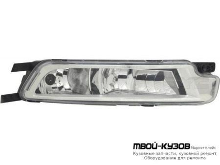 ФАРА ПРОТИВОТУМАННАЯ ПРАВАЯ СТОРОНА С DRL( ХОД. ОГНИ) (DEPO) для Volkswagen PASSAT B8 (2015-)