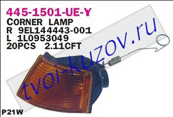 toledo указ.поворота угловой лев желт 445-1501L-UE-Y