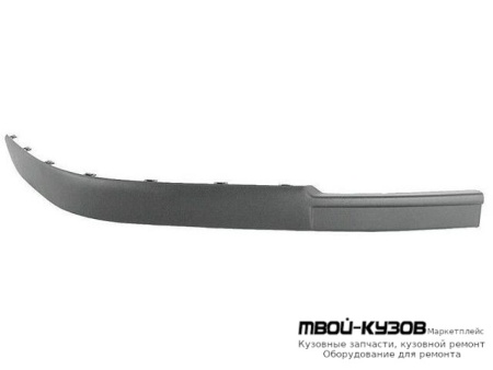 МОЛДИНГ БАМПЕРА ПЕРЕДНИЙ ПРАВАЯ СТОРОНА ЧЁРНЫЙ (ТАЙВАНЬ) для Renault SCENIC (08.1999 - 2003)