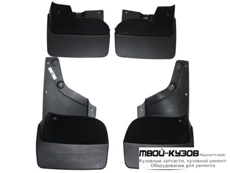 БРЫЗГОВИК ПЕРЕДНИЙ КРЫЛА ЛЕВАЯ + ПРАВАЯ (КОМПЛЕКТ) + ЗАДНИЙ (4 ШТ) (КИТАЙ) для Toyota LANDCRUISER 100 (1998-)