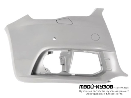 БАМПЕР ПЕРЕДНИЙ ПРАВАЯ СТОРОНА С ОТВЕРСТИЯМИ ПОД ОМЫВАТЕЛЬ ФАР (ТАЙВАНЬ) для Audi A1 (2010-)