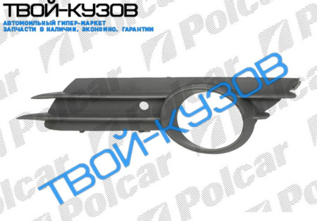 CORSA 2006- РЕШЕТКА В ПЕРЕДНИЙ БАМПЕР ПРАВАЯ С ОТВ.