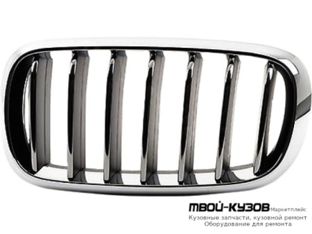 РЕШЕТКА РАДИАТОРА ЛЕВАЯ СТОРОНА ХРОМ ЧЁРНЫЙ (ТАЙВАНЬ) для BMW F15 X5 (2013-)