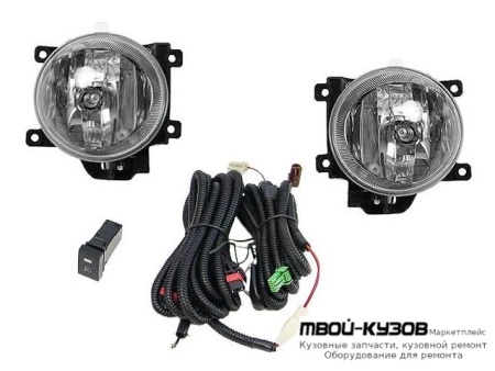 ФАРА ПРОТИВОТУМАННАЯ ЛЕВАЯ + ПРАВАЯ (КОМПЛЕКТ) С ПРОВОДК , КНОПКОЙ , С КРЕПЛЕН (КИТАЙ) для Toyota RAV4 (2013-)