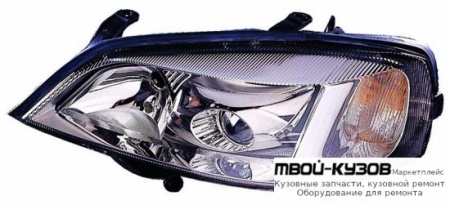 ФАРА ЛЕВАЯ СТОРОНА +/- КОРРЕКТОР (КСЕНОН) (DEPO) для Opel ASTRA (03.1998 - 2003)