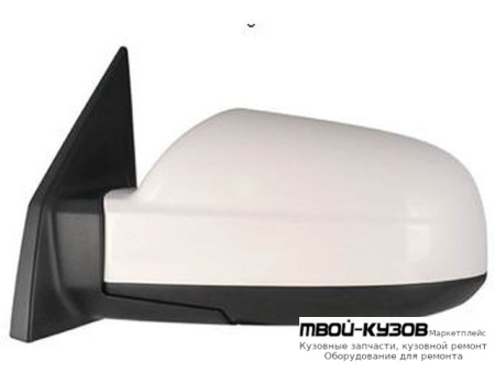 ЗЕРКАЛО ЛЕВАЯ СТОРОНА ЭЛЕКТР С ПОДОГРЕВОМ (CONVEX) ГРУНТ (ТАЙВАНЬ) для Hyundai TUCSON (04.2004-)