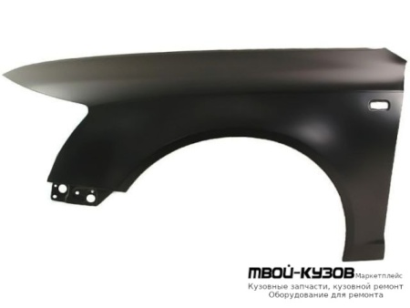 КРЫЛО ПЕРЕДНИЙ ЛЕВАЯ СТОРОНА АЛЮМИН (ТАЙВАНЬ) для Audi A6 (04.2004-)