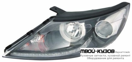ФАРА ЛЕВАЯ СТОРОНА ПОД КОРРЕКТОР С ДИОД (DEPO) для KIA SPORTAGE (2010-2016)