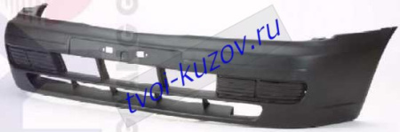 ALMERA БАМПЕР передний черного цвета