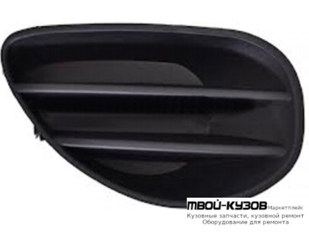 РЕШЕТКА БАМПЕРА ПЕРЕДНИЙ ПРАВАЯ СТОРОНА БЕЗ ОТВЕРСТИЙ ПОД ПРОТИВОТУМАННЫЕ ФАРЫ (ТАЙВАНЬ) для Toyota YARIS (08.2005-)