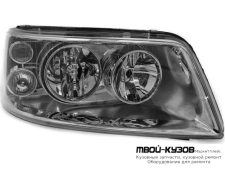 ФАРА ПРАВАЯ СТОРОНА ДВУХЛАМП ПОД КОРРЕКТОР (DEPO) для Volkswagen TRANSPORTER T5 (2003-2009)