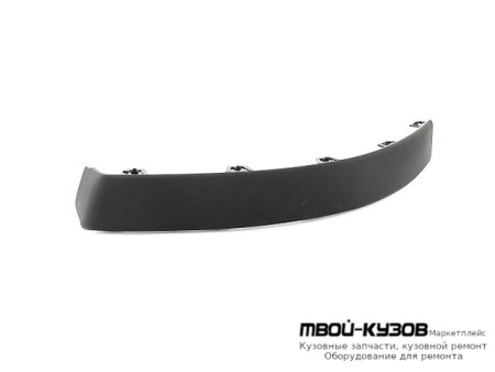 МОЛДИНГ БАМПЕРА ПЕРЕДНИЙ ЛЕВАЯ СТОРОНА ЧЁРНЫЙ (КИТАЙ) для Citroen C4 (11.2004-) PICASSO (2006-)