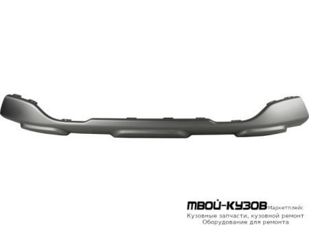 НАКЛАДКА БАМПЕРА ПЕРЕД НИЖН СЕРЫЙЕБРИСТ (ТАЙВАНЬ) для Renault LOGAN / SANDERO (2014-)