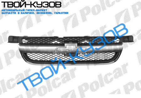 AVEO 06- РЕШЕТКА РАДИАТОРА С ХРОМОМ