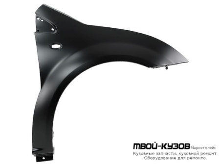 КРЫЛО ПЕРЕДНИЙ ПРАВАЯ СТОРОНА С ОТВ ПОД ПОВТОРИТЕЛЬ (ТАЙВАНЬ) для Citroen C2 (10.2003-)