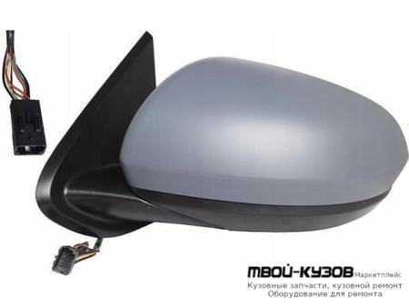 ЗЕРКАЛО ЛЕВАЯ СТОРОНА ЭЛЕКТР С ПОДОГРЕВОМ ГРУНТ (ТАЙВАНЬ) для Renault DUSTER (2021-)