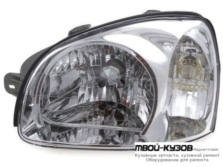 ФАРА ЛЕВАЯ СТОРОНА ПОД КОРРЕКТОР (DEPO) для Hyundai SANTA FE (2001-2006) / CLASSIC TAGAZ (2008-)