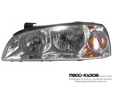 ФАРА ЛЕВАЯ СТОРОНА ПОД КОРРЕКТОР ХРОМ (КИТАЙ) для Hyundai ELANTRA (2004-)