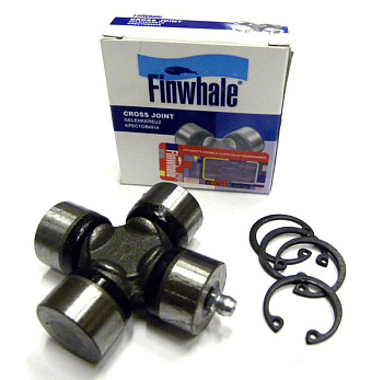 Крестовина ВАЗ-2101 (со стоп.кольцами) (Finwhale) усиленная с масленкой UJ202