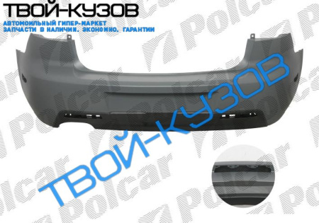 3(SDN) 2004- (USA) БАМПЕР ЗАДНИЙ ГРУНТОВАННЫЙ