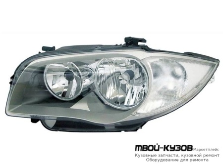 ФАРА ЛЕВАЯ СТОРОНА ПОД КОРРЕКТОР (DEPO) для BMW E87 (2003-)