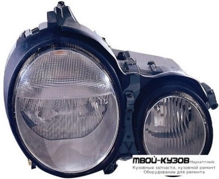 ФАРА ПРАВАЯ СТОРОНА ПОД КОРРЕКТОР (DEPO) для Mercedes W210 (08.1995 - 08.1999) (09.1999 - 06.2002)