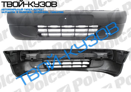 BERLINGO/PEU PARTNER БАМПЕР ПЕРЕДНИЙ ЧЕРНЫЙ