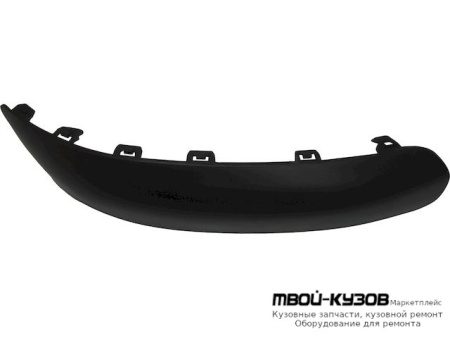 МОЛДИНГ БАМПЕРА ЗАДНИЙ ЛЕВАЯ СТОРОНА (ХЭТЧБЭК) ГРУНТ (ТАЙВАНЬ) для Peugeot 307 (08.2001-)