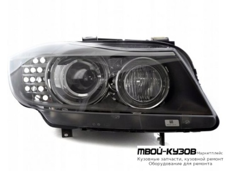 ФАРА ПРАВАЯ СТОРОНА С КОРРЕКТОР , (КСЕНОН) -D1S- , П/ ДИОД УКАЗАТЕЛЬ ПОВОРОТА (DEPO) ЧЁРНЫЙ для BMW E90 СЕДАН / E91 УНИВЕРСАЛ (3 SERIES) (2004-)