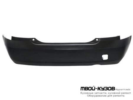 БАМПЕР ЗАДНИЙ (ХЭТЧБЭК) ЧЁРНЫЙ (ТАЙВАНЬ) для Nissan ALMERA N16E (2002-)