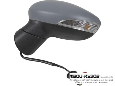 ЗЕРКАЛО ЛЕВАЯ СТОРОНА ЭЛЕКТР С ПОДОГРЕВОМ С УКАЗАТЕЛЬ ПОВОРОТА (ASPHERICAL) (ТАЙВАНЬ) для Ford FIESTA (2008-)