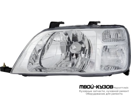 ФАРА ЛЕВАЯ СТОРОНА БЕЗ КОРРЕКТОР (USA) (EAGLE EYES) для Honda CRV (1996-2002)