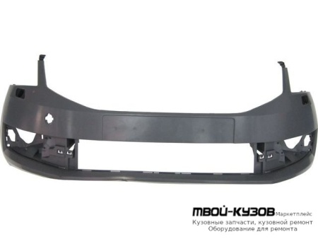 БАМПЕР ПЕРЕДНИЙ С ОТВЕРСТИЯМИ ПОД ОМЫВАТЕЛЬ ФАР (ТАЙВАНЬ) для Skoda OCTAVIA (2017-2019)