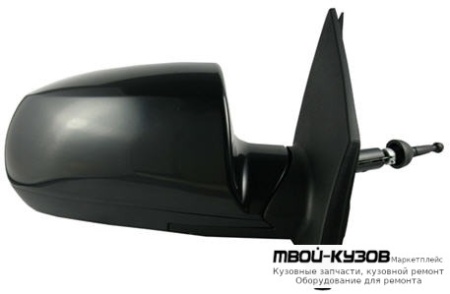 ЗЕРКАЛО ПРАВАЯ СТОРОНА МЕХАН С ТРОСИК (CONVEX) (ТАЙВАНЬ) для KIA RIO III (2005-)