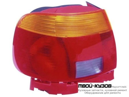 ФОНАРЬ ЗАДНИЙ ВНЕШНИЙ ЛЕВАЯ СТОРОНА (СЕДАН) (DEPO) КРАСНЫЙ-ЖЕЛТ для Audi A4 (12.1994 - 12.1998)