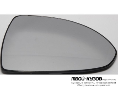 СТЕКЛО ЗЕРКАЛА ПРАВАЯ СТОРОНА ЭЛЕКТР С ПОДОГРЕВОМ (CONVEX) (ТАЙВАНЬ) для Opel CORSA (2006-)