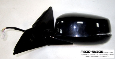 ЗЕРКАЛО ЛЕВАЯ СТОРОНА ЭЛЕКТР С ПОДОГРЕВОМ , УКАЗАТЕЛЬ ПОВОРОТА БЕЗ АВТОСКЛАДЫВ (POLYWAY) (ТАЙВАНЬ) для Honda ACCORD (2012-)