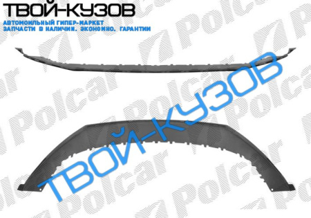 GOLF 6 08- СПОЙЛЕР ПЕРЕДНЕГО БАМПЕРА