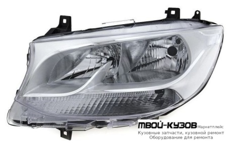 ФАРА ЛЕВАЯ СТОРОНА С КОРРЕКТОР (DEPO) для Mercedes SPRINTER (2006-)