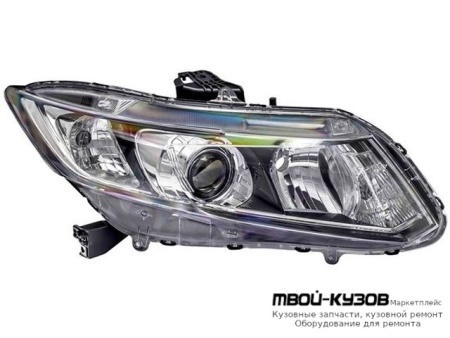 ФАРА ПРАВАЯ СТОРОНА ПОД КОРРЕКТОР (DEPO) для Honda CIVIC (2012-) СЕДАН