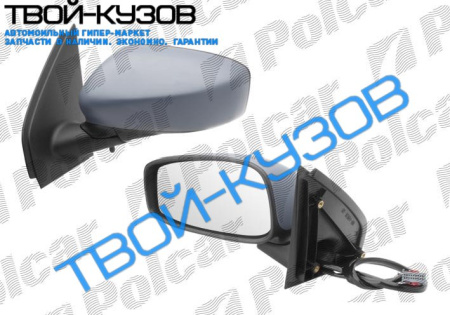 STILO 01- ЗЕРКАЛО R ЭЛ+ОБОГРЕВ, ПОД ПОКРАСКУ 3-D