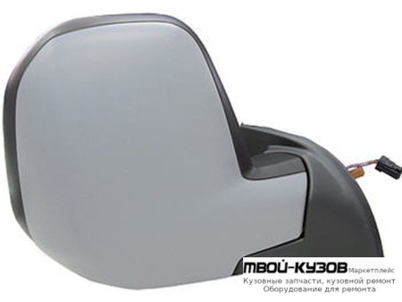ЗЕРКАЛО ПРАВАЯ СТОРОНА ЭЛЕКТР С ПОДОГРЕВОМ , С ТЕМПЕР ДАТЧИК (CONVEX) ГРУНТ (ТАЙВАНЬ) для Peugeot PARTNER (2008-2015), Citroen BERLINGO (2008-)