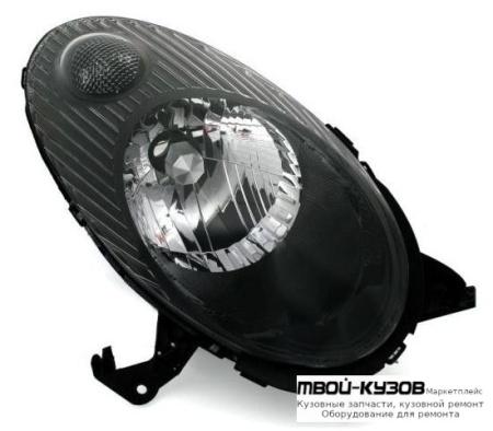 ФАРА ПРАВАЯ СТОРОНА ПОД КОРРЕКТОР ВНУТРИ (DEPO) ЧЁРНЫЙ для Nissan MICRA (2003-)