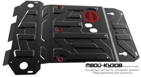 ЗАЩИТА ПОДДОНА ДВИГАТЕЛЯ , С КРЕПЛЕН , СТАЛЬН для Suzuki GRAND VITARA (2006-)
