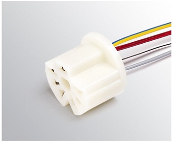 Колодка соединительная переключателя вентилятора отопителя ВАЗ-2108 с проводами (Cargen)