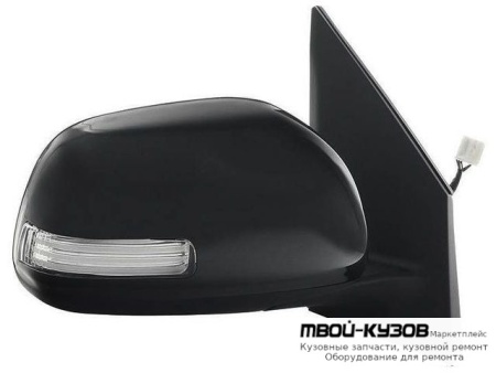 ЗЕРКАЛО ПРАВАЯ СТОРОНА ЭЛЕКТР С ПОДОГРЕВОМ , С УКАЗАТЕЛЬ ПОВОРОТА (CONVEX) ГРУНТ (ТАЙВАНЬ) для Toyota RAV4 (2006-)