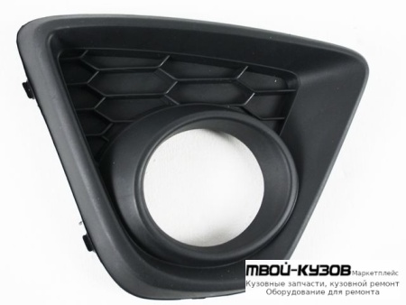 РЕШЕТКА БАМПЕРА ПЕРЕДНИЙ ПРАВАЯ СТОРОНА С ОТВЕРСТИЯМИ ПОД ПРОТИВОТУМАННЫЕ ФАРЫ (КИТАЙ) для Mazda CX5 (2012-2017)