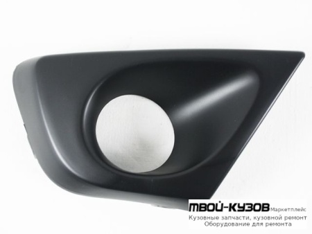 РЕШЕТКА БАМПЕРА ПЕРЕДНИЙ ПРАВАЯ СТОРОНА С ОТВЕРСТИЯМИ ПОД ПРОТИВОТУМАННЫЕ ФАРЫ (АРГЕНТИНА) для Renault DUSTER (2010-)