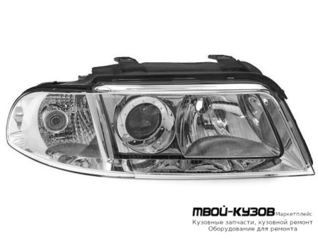 ФАРА ПРАВАЯ СТОРОНА ПОД КОРРЕКТОР (DEPO) для Audi A4 (01.1999 - 01.2001)